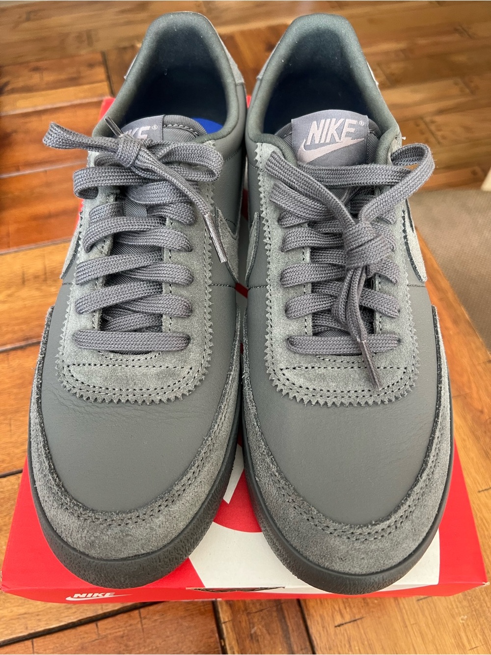 Nike Killshot 2 Iron Grey/Metallic Pewter Mens’ Sneakers Size 8.5 Brand NIB